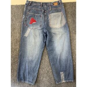 Y2K Rocawear Baggy Southpole JNCO Style Jeans Jesse Pinkman Size Men's 38x32